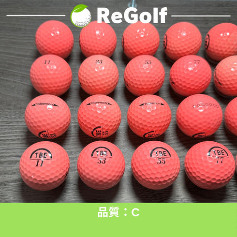 【中古】 ロストボール 飛衛門 パステル ピンク 年式混合 20球 ACランク ゴルフボール リゴルフ